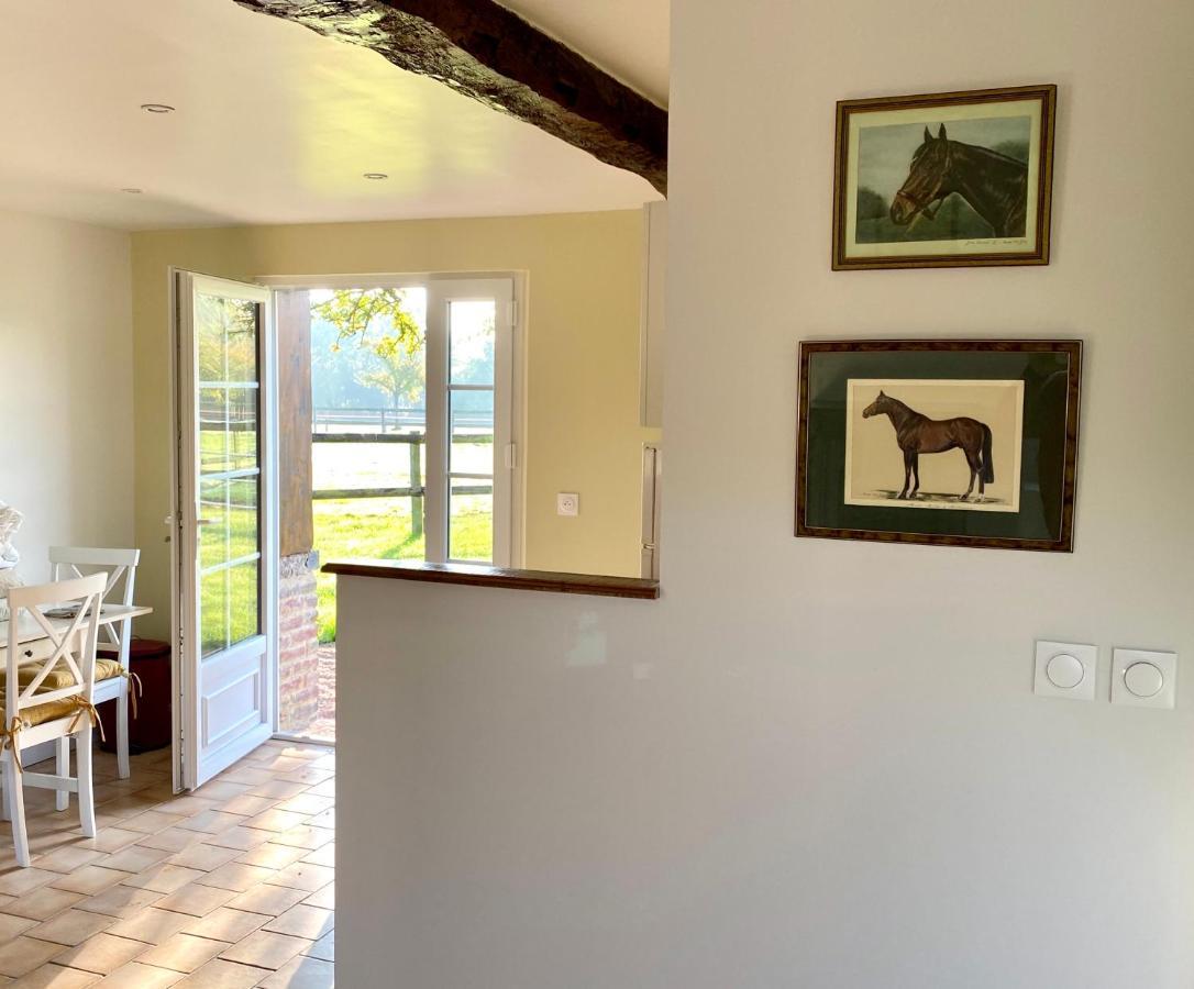La Longere Du Haras Appartement Manerbe Buitenkant foto