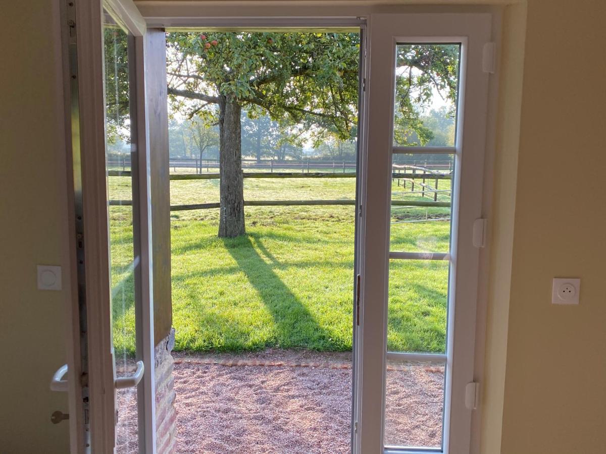 La Longere Du Haras Appartement Manerbe Buitenkant foto