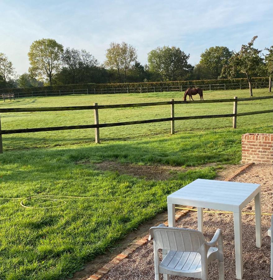 La Longere Du Haras Appartement Manerbe Buitenkant foto