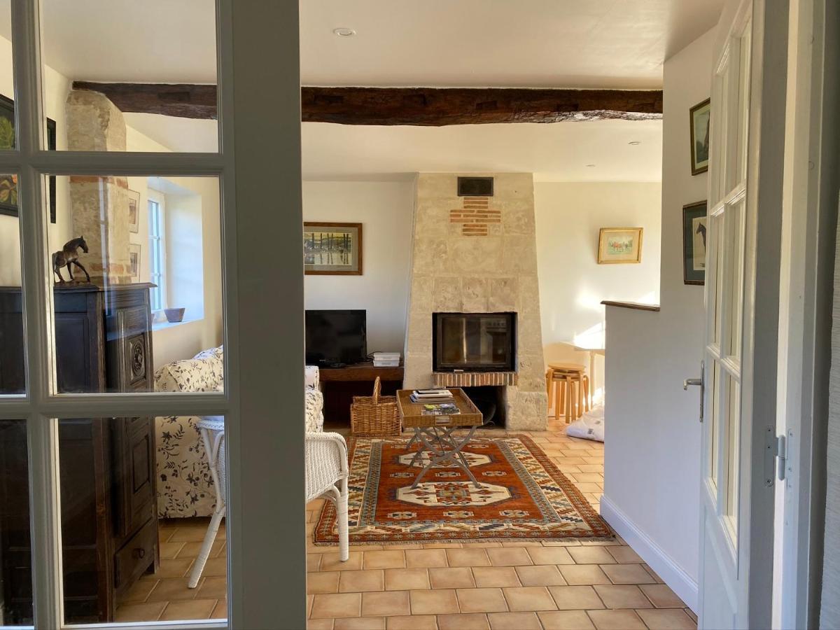 La Longere Du Haras Appartement Manerbe Buitenkant foto