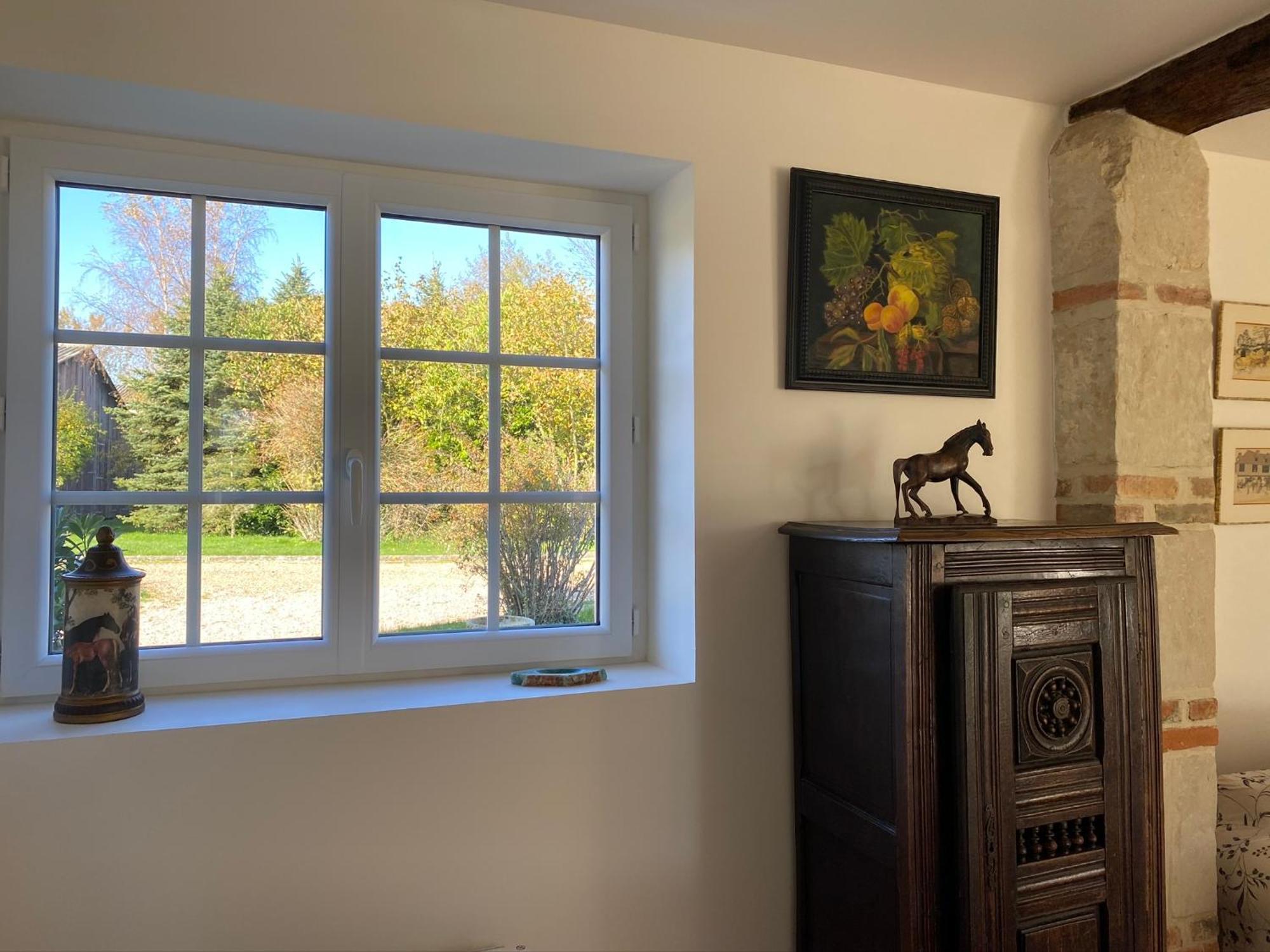 La Longere Du Haras Appartement Manerbe Buitenkant foto