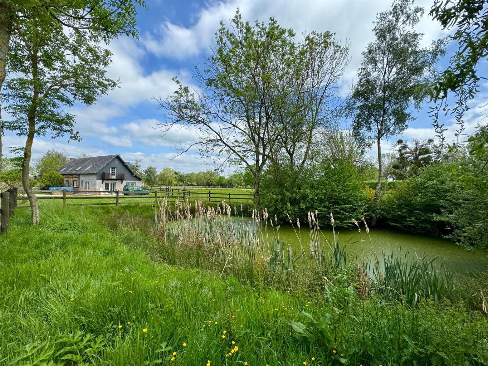 La Longere Du Haras Appartement Manerbe Buitenkant foto