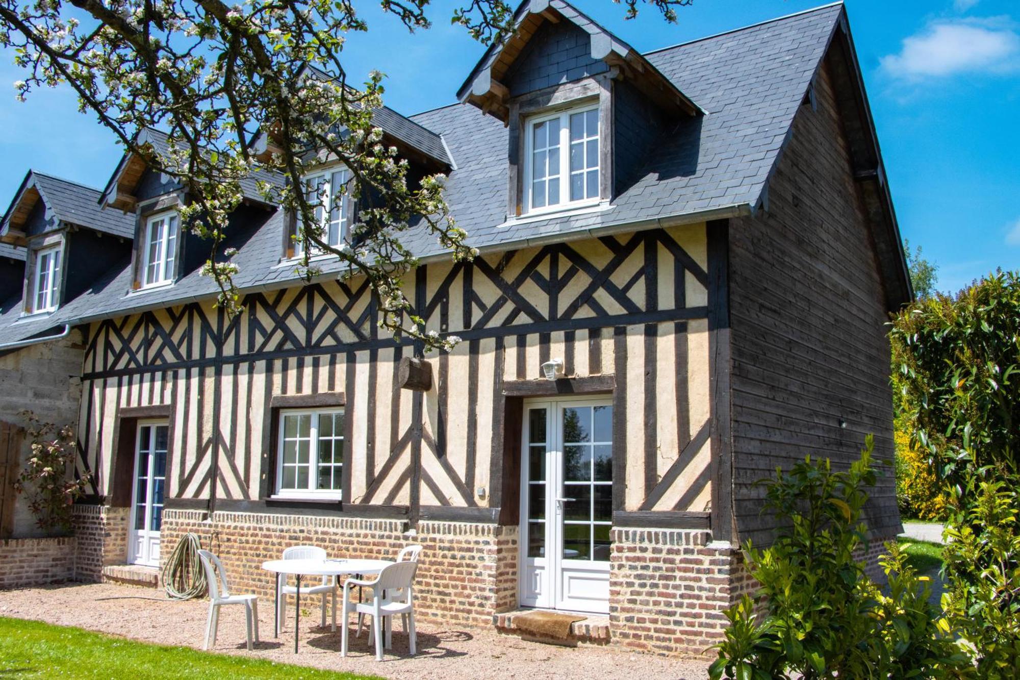 La Longere Du Haras Appartement Manerbe Buitenkant foto